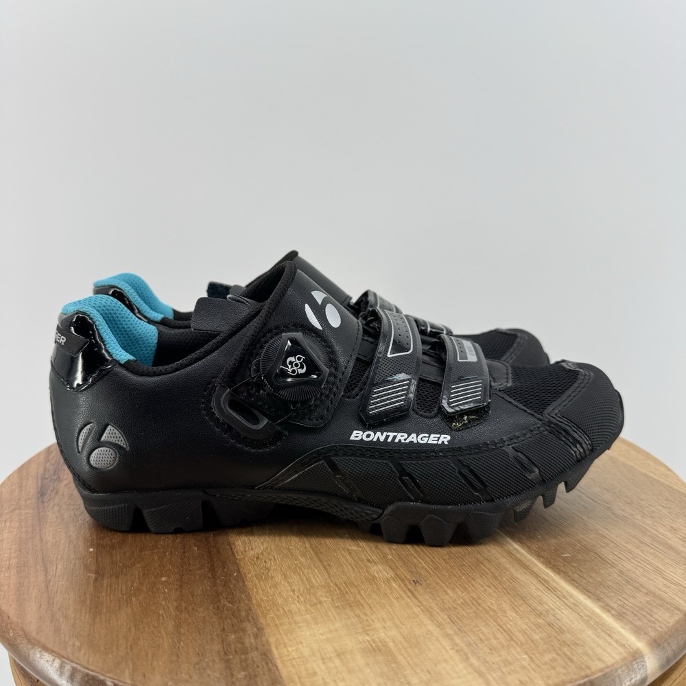 Bontrager IGNEO BOA Mountain Cycling Shoes Black/Blue/Silver Women's 6.5 EU 36‎ - Picture 6 of 13